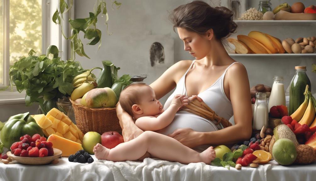 balanced diet for breastfeeding