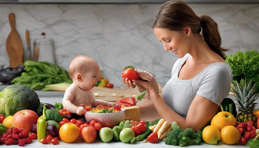 balanced diet for breastfeeding