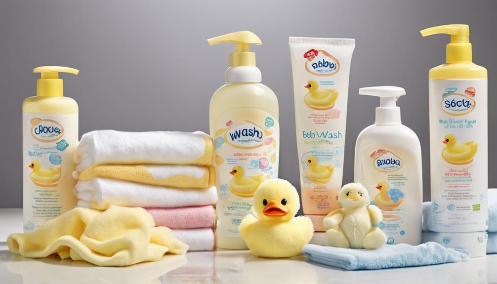 choosing newborn baby wash