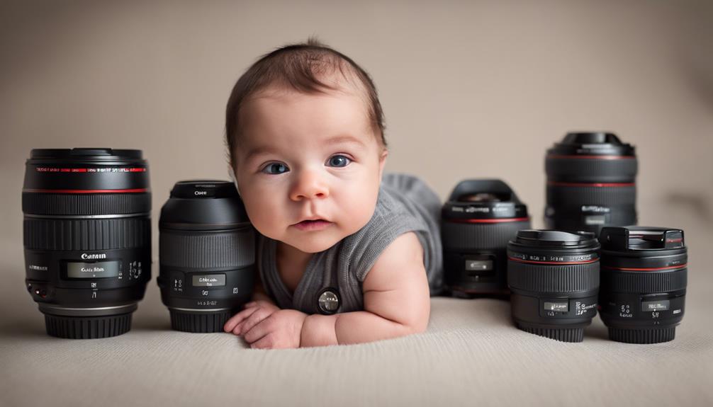 choosing newborn photography lens