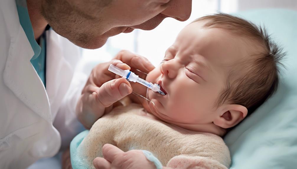 clearing newborn nose boogers