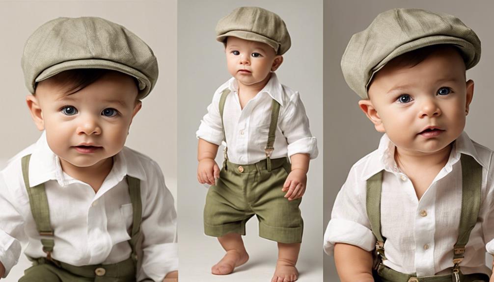 cute linen baby clothes