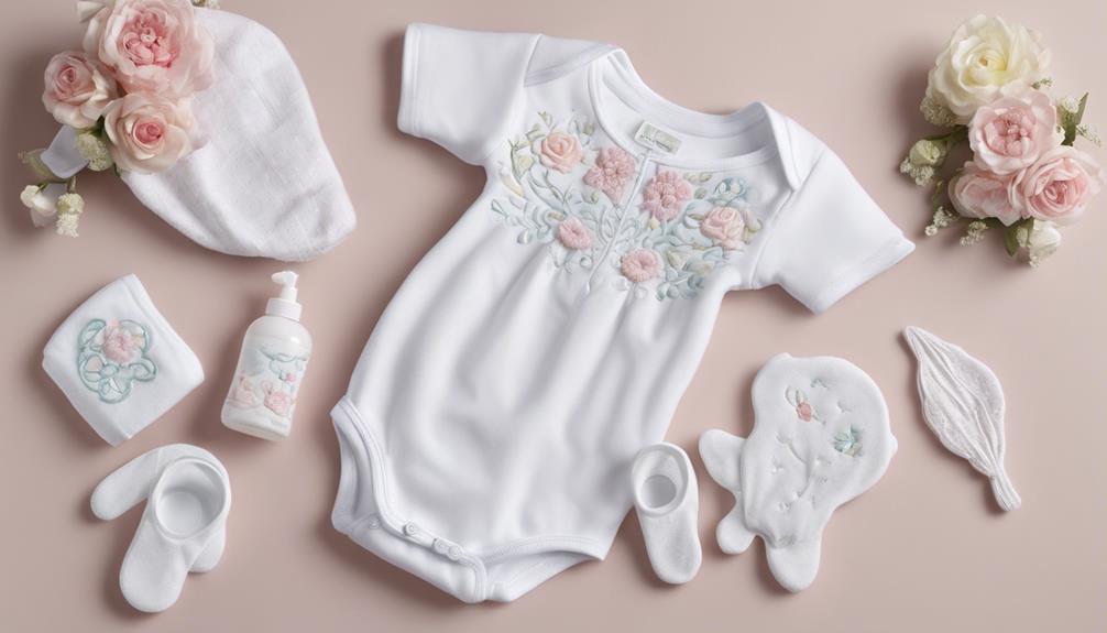 embroidered baby clothes care