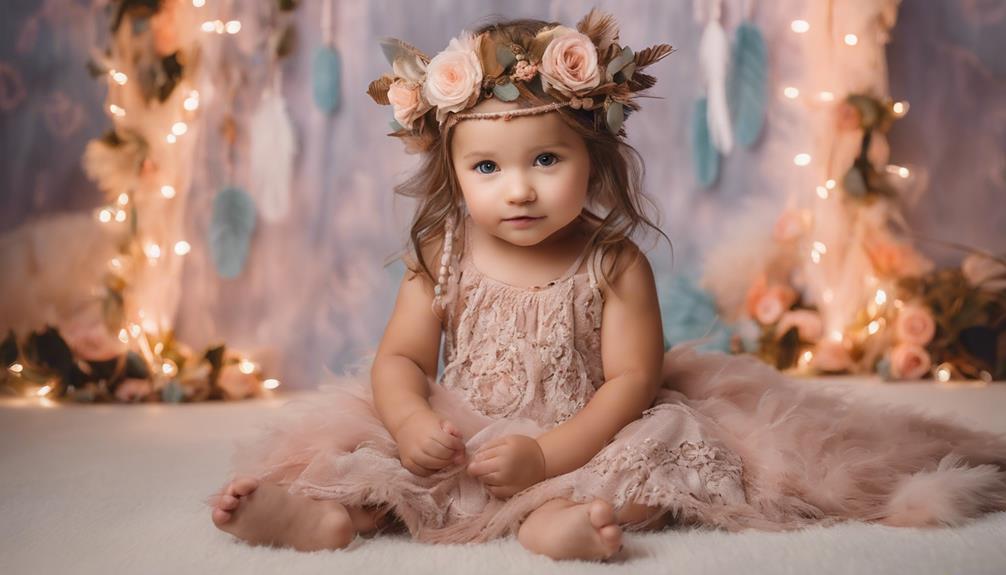 fashionable boho infant attire