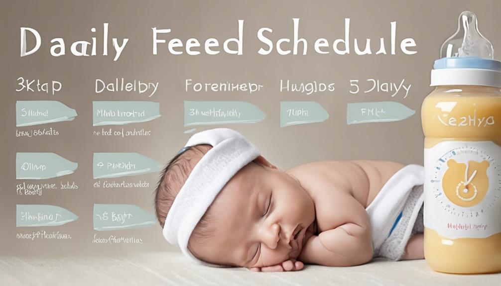 feeding schedule for infants