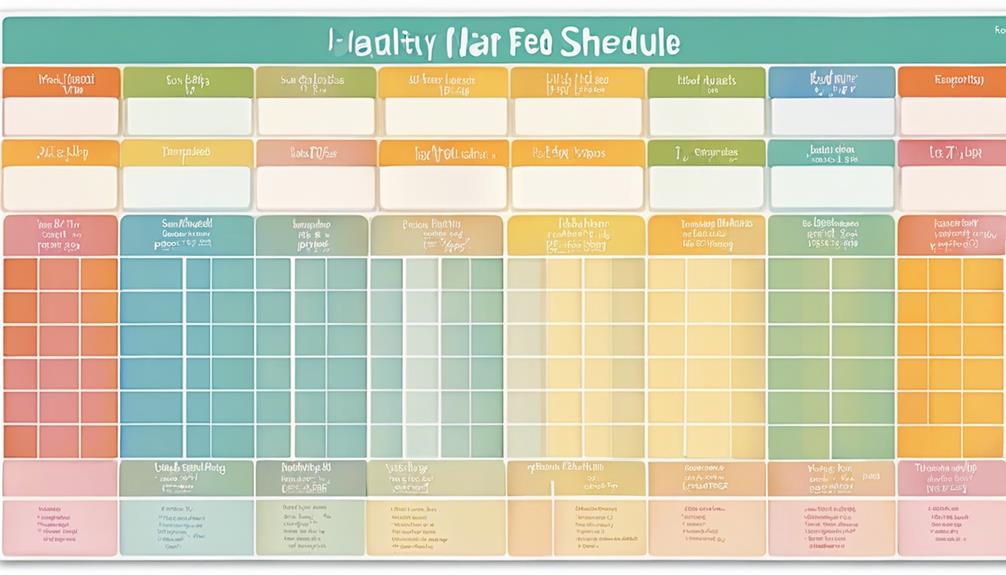 feeding schedule for infants