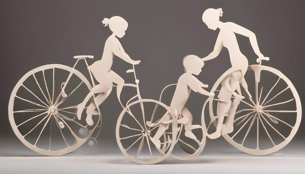leg movements while cycling