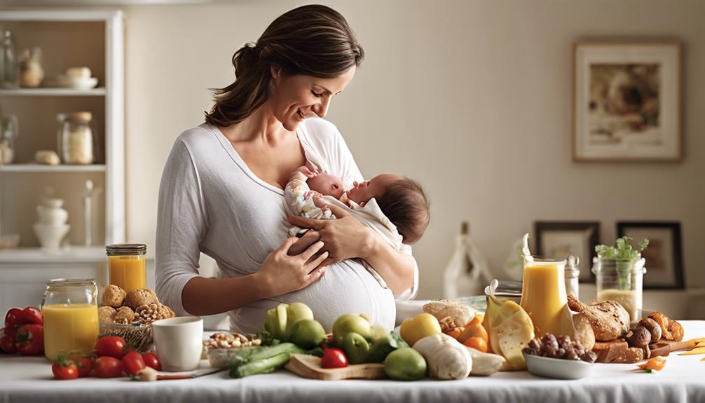 maternal diet affects reflux
