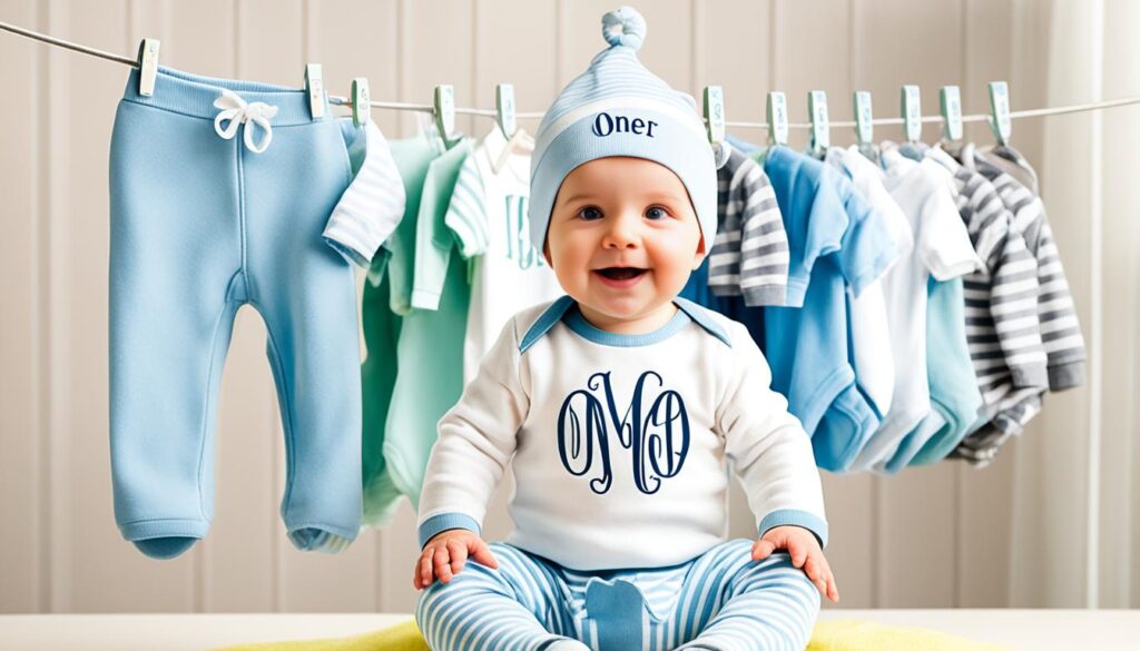 monogrammed baby boy clothes