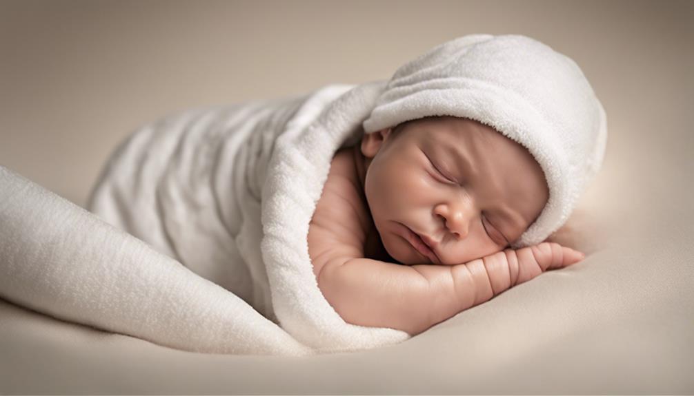 newborn positioning on side