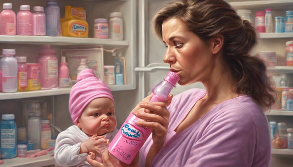 pepto bismol and breastfeeding