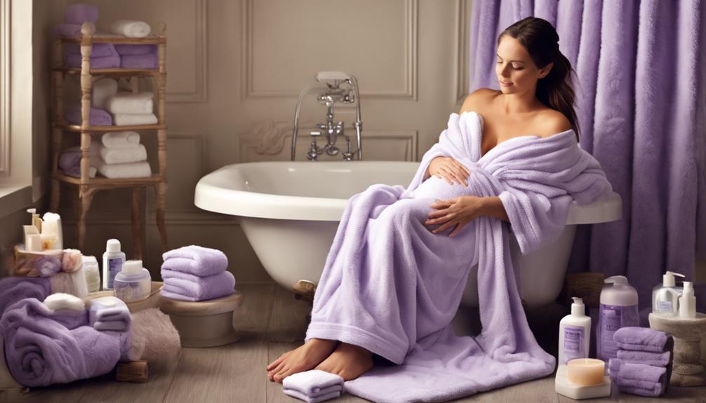 pregnancy friendly bathing essentials