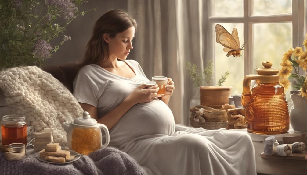 relieving sore throat during pregnancy