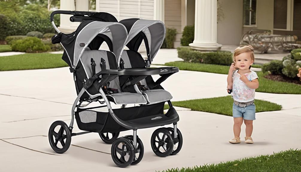 selecting a double stroller