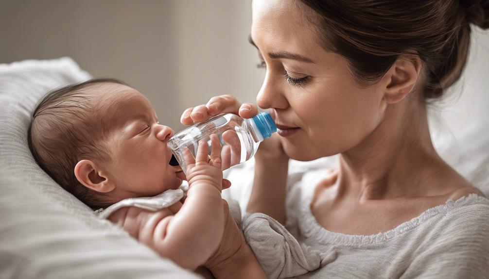 water for newborn hiccups