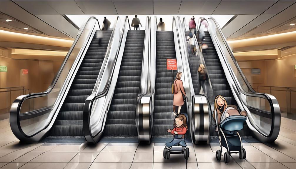 escalator safety tips parents