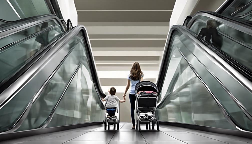 escalator safety with children