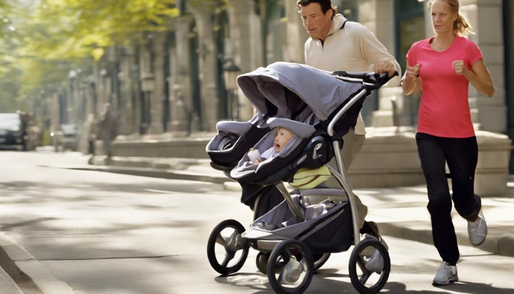 jogging stroller shaking solution