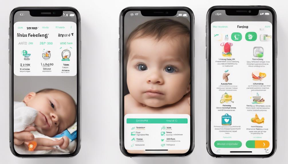 newborn feeding app selection