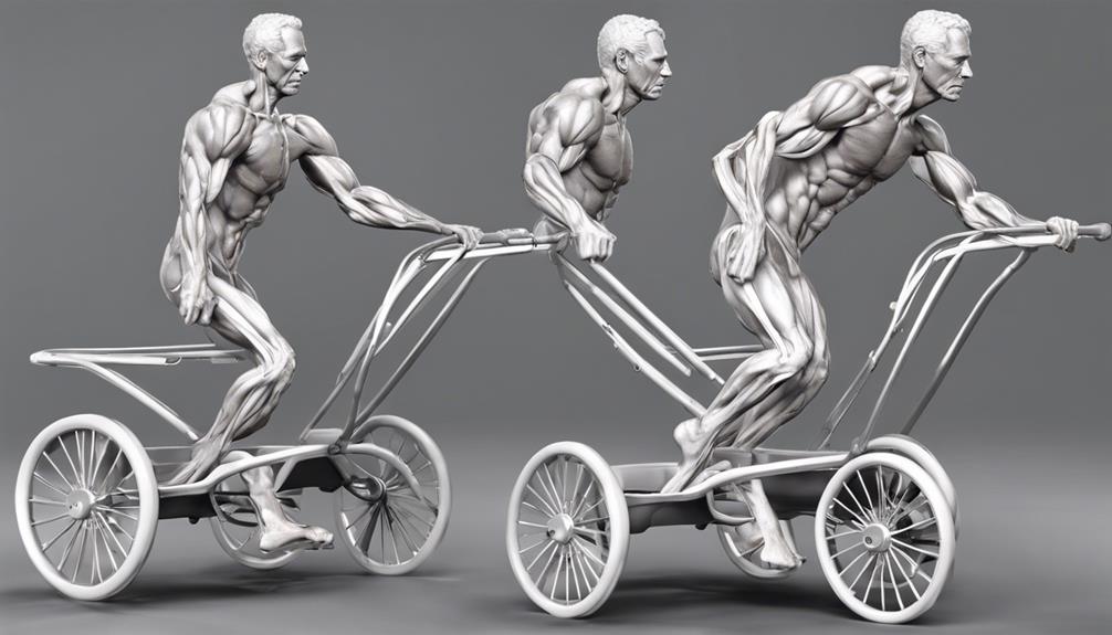 stroller pushing muscle groups