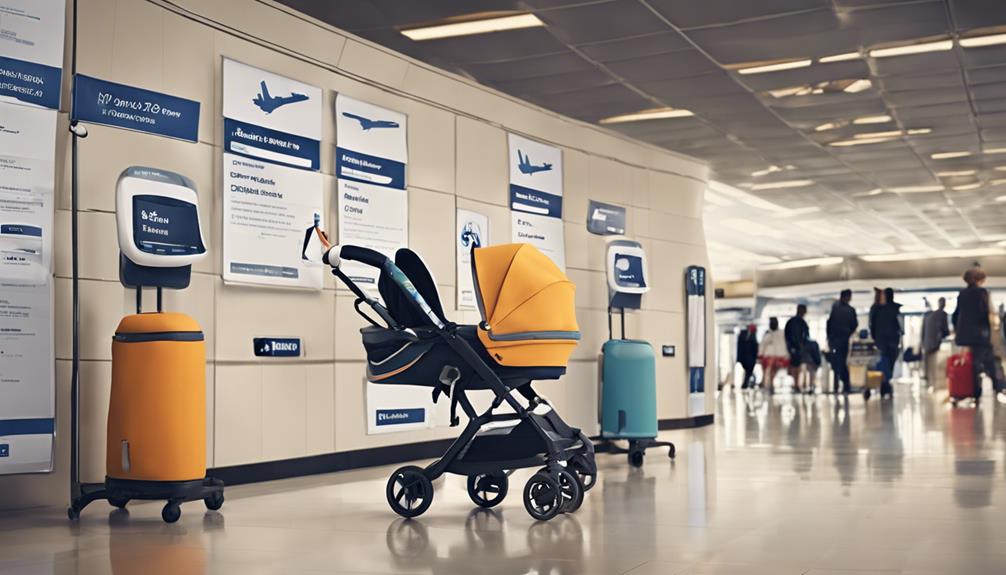 stroller travel regulations check