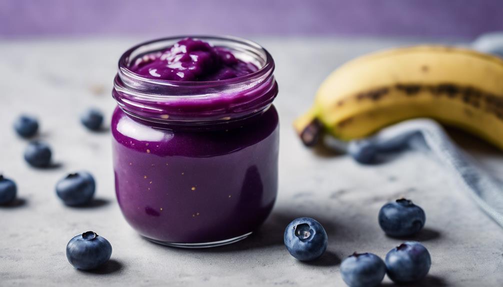 blueberry banana puree recipe