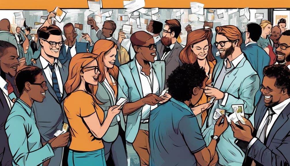 connecting through networking events