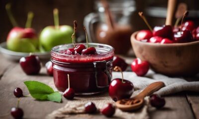 delicious homemade cherry applesauce