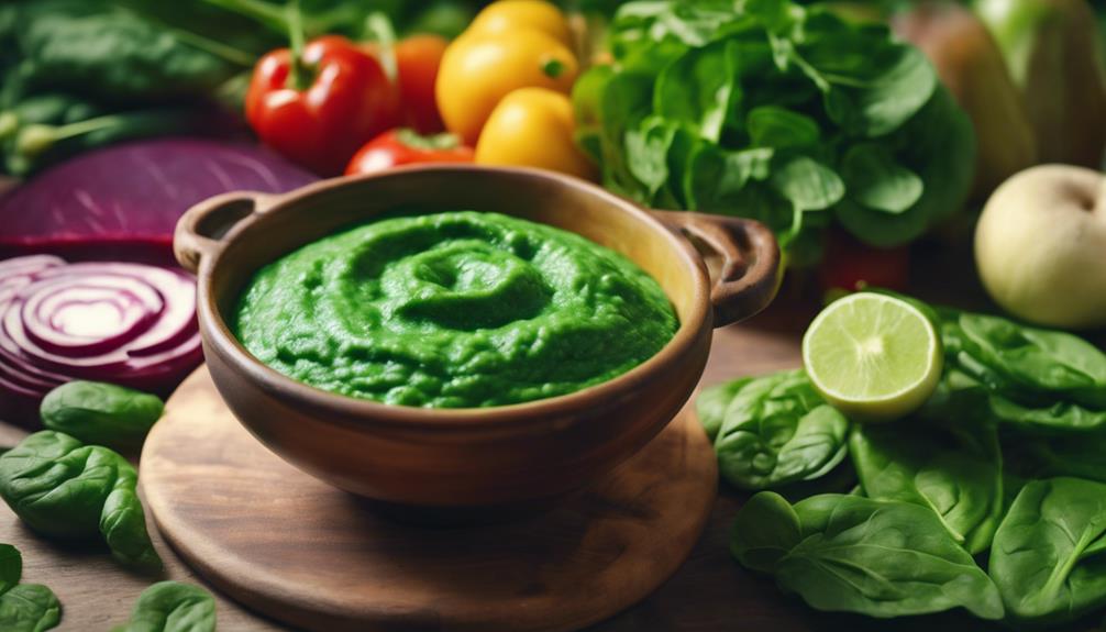 nutrient rich spinach for babies