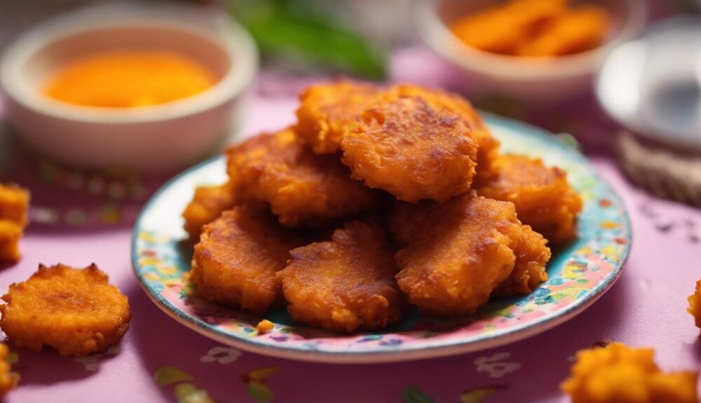 nutritious sweet potato fritters