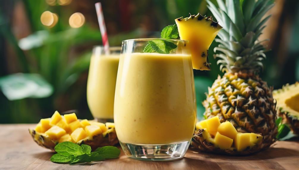 refreshing tropical fruit blend