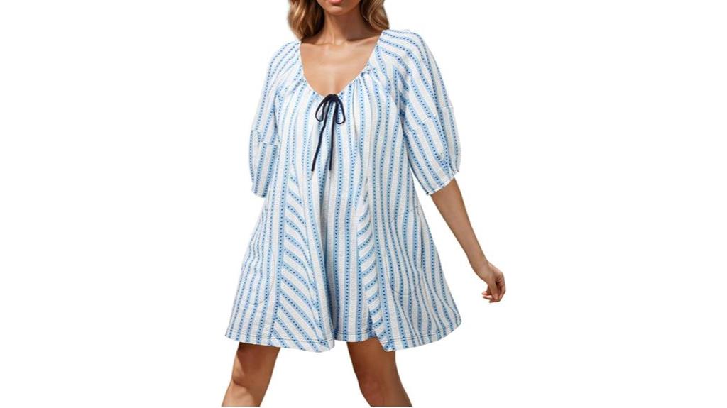 casual striped print rompers