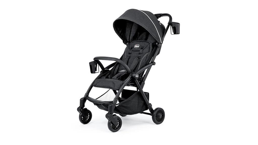 compact self folding stroller design