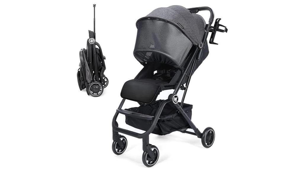 convenient stroller with accessories