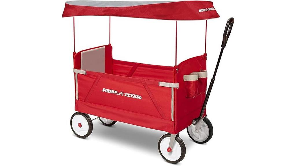 convertible wagon with shade