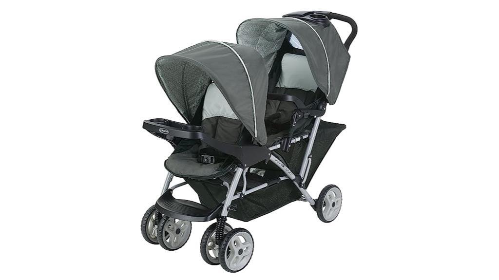 double stroller by graco