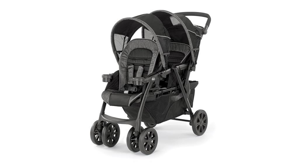 double stroller in minerale