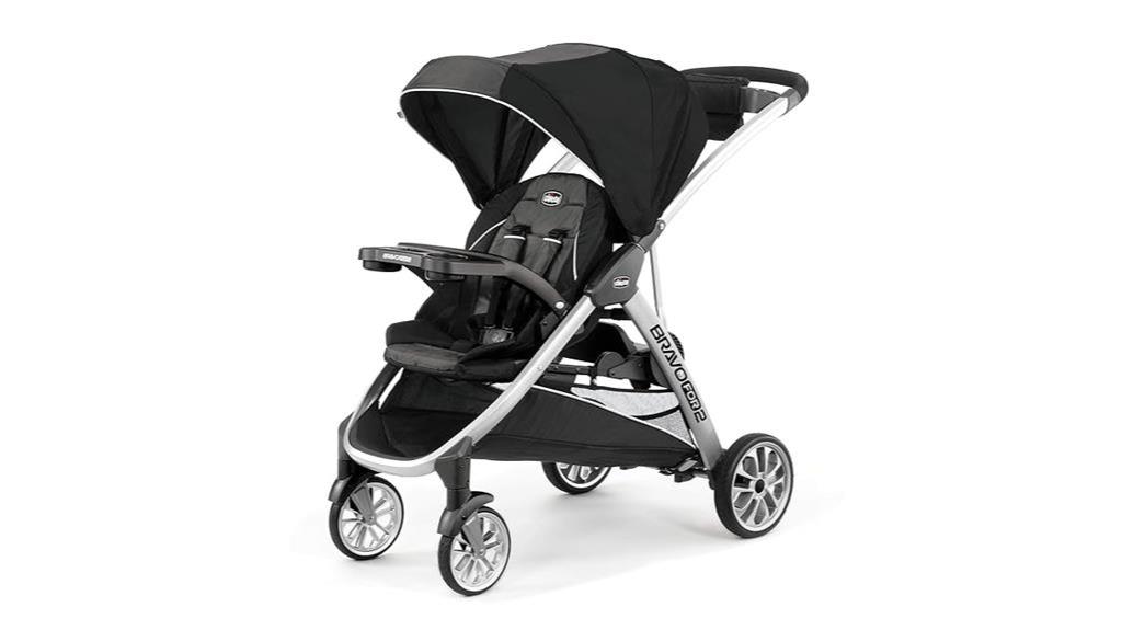 double stroller with versatility