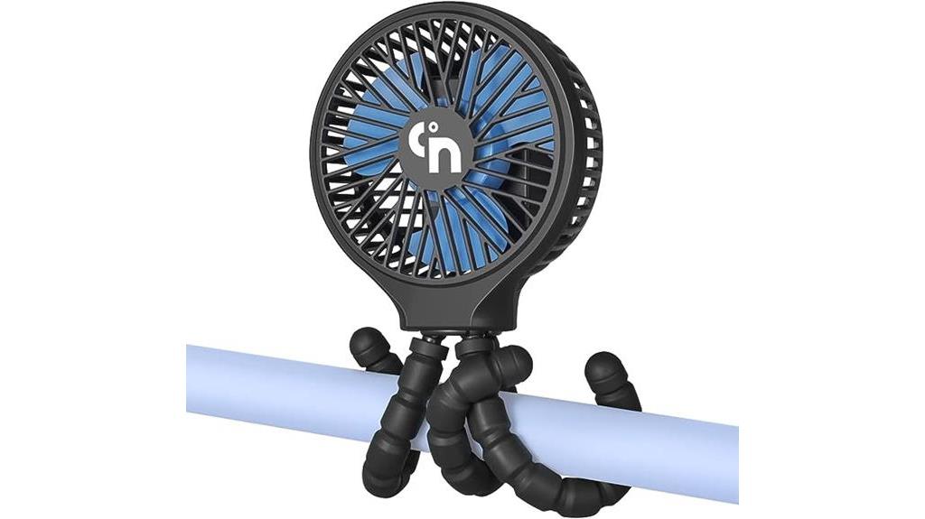 mini handheld stroller fan