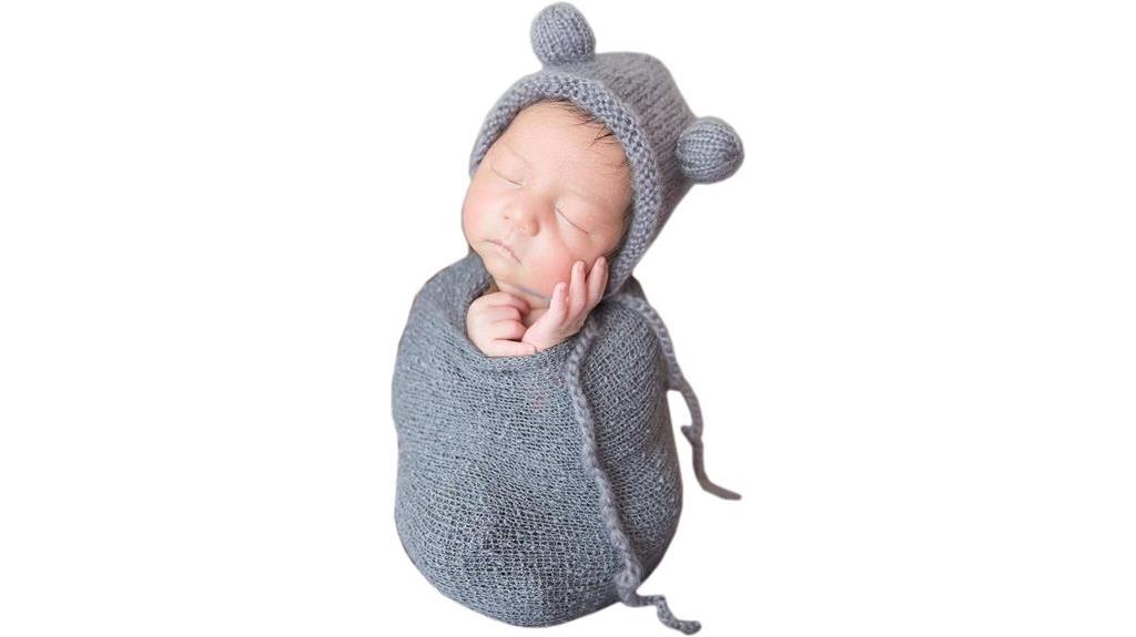 neutral grey baby props