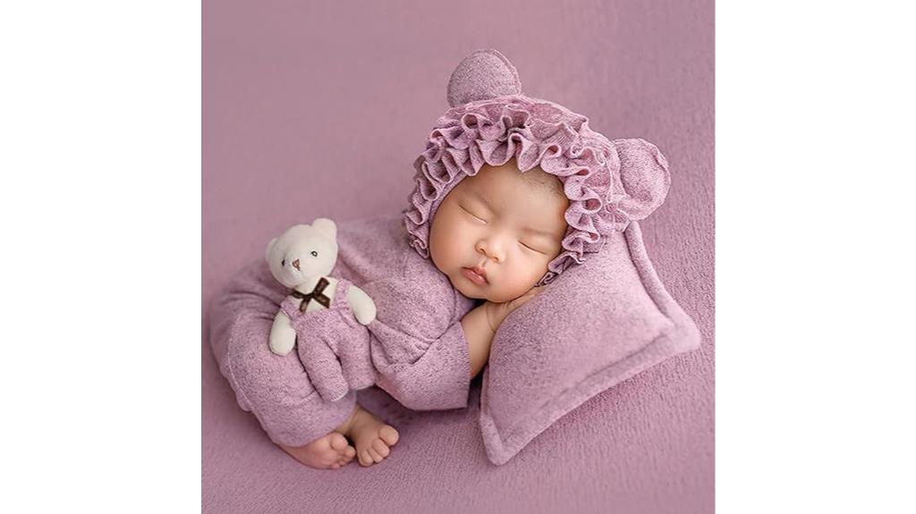 newborn photography props purple