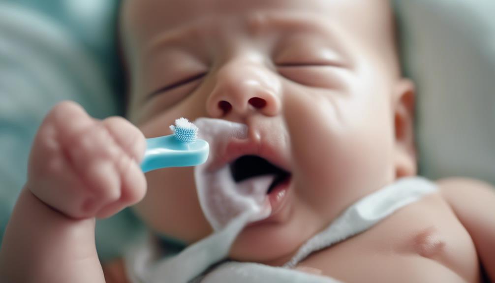 newborn tongue cleaning methods