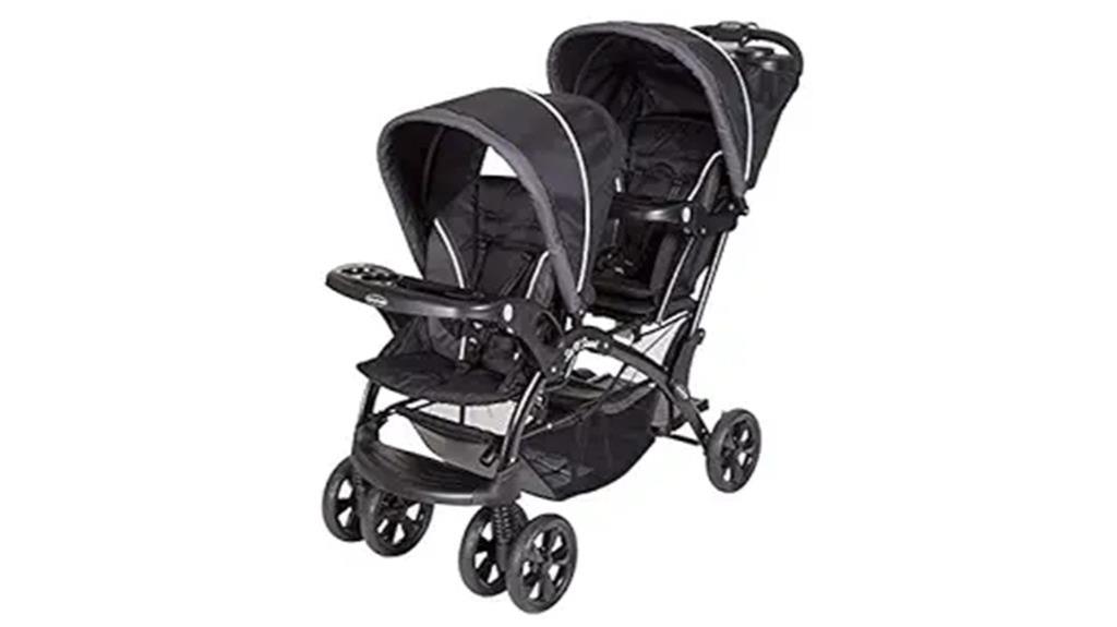 onyx double stroller trend