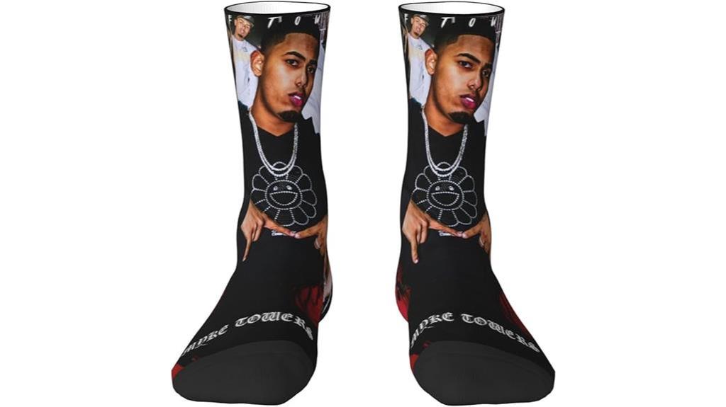 socks inspired by rapper