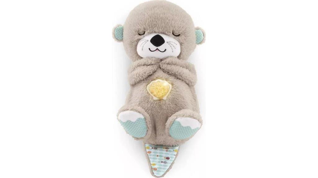 soothing otter plush toy