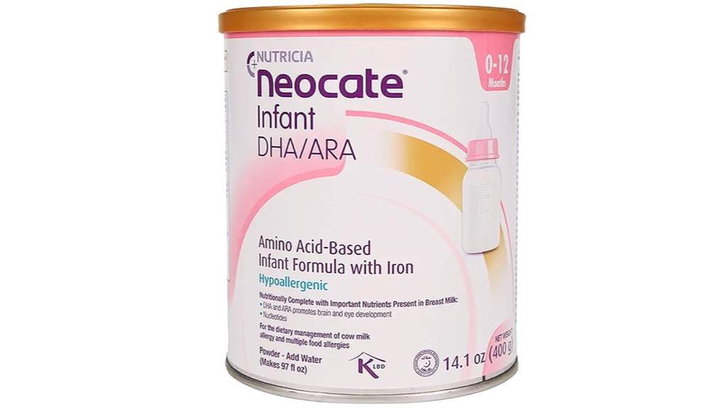specialized hypoallergenic formula option