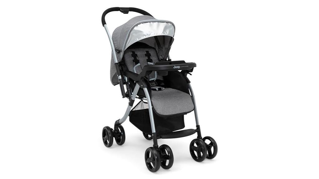 stylish and versatile stroller