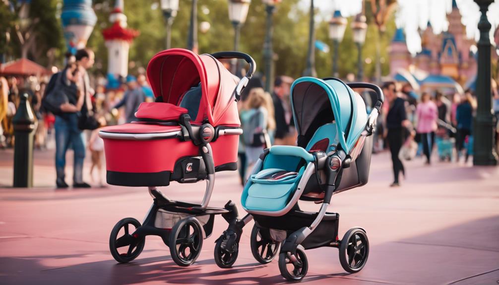 stylish strollers for disney