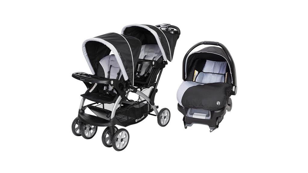 versatile double stroller system