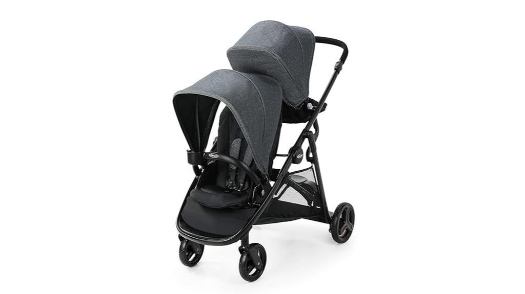 versatile double stroller upgrade